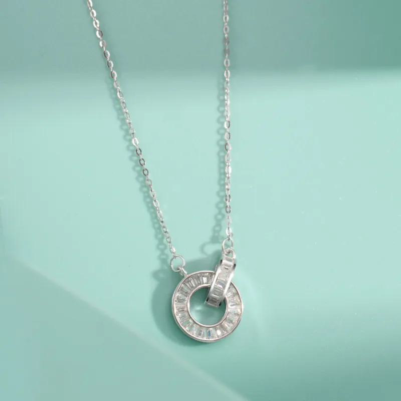 Di Su Xing 925 Sterling Silver Necklaces Women's-4