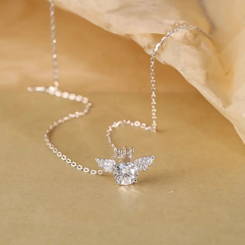 Di Su Xing 999 Fine Silver Necklaces Women's-4