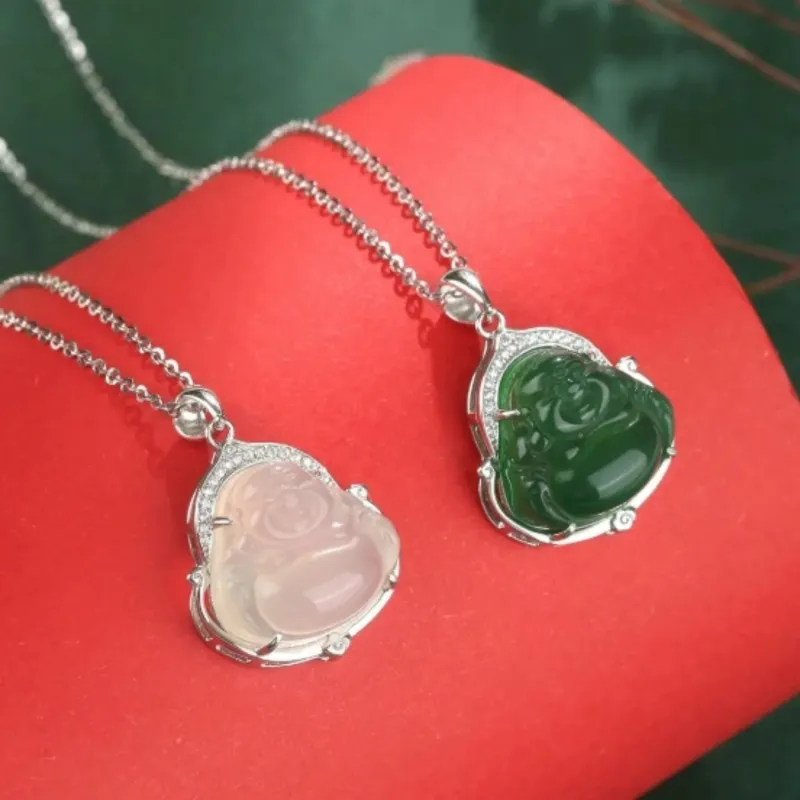 Di Su Xing Chalcedony Necklaces Women's-2