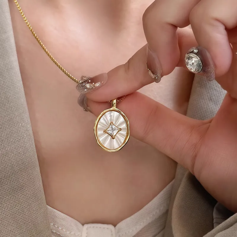 Di Su Xing Copper Alloy Necklaces Women's-4