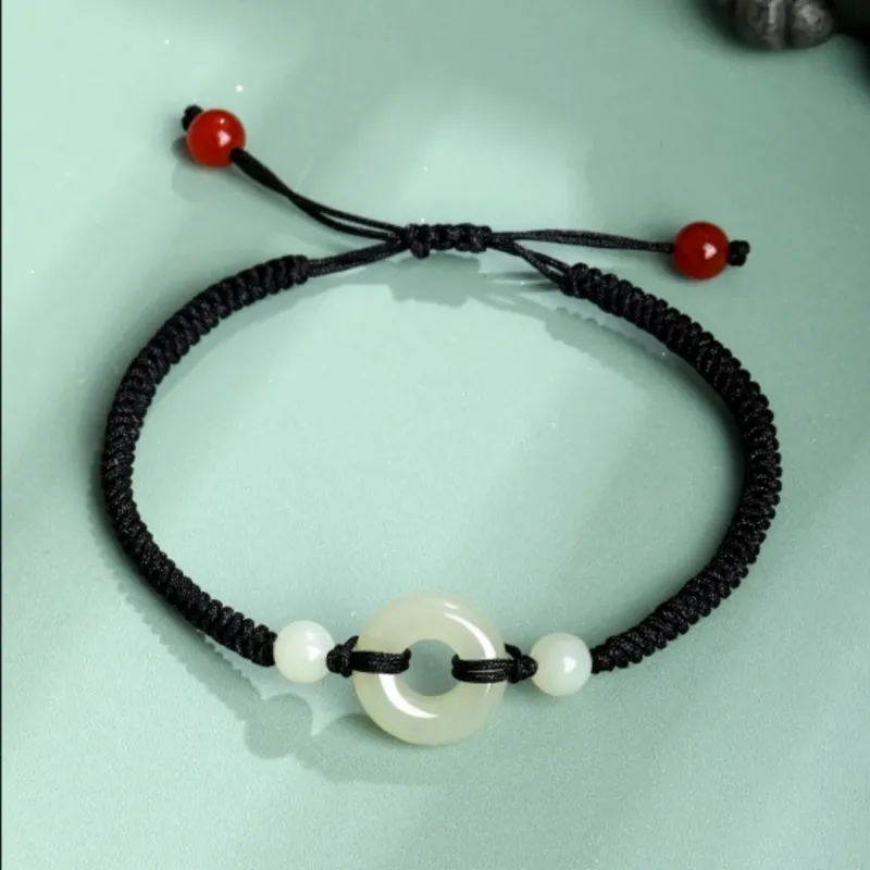 Di Su Xing Bracelets White Jade Women's-15