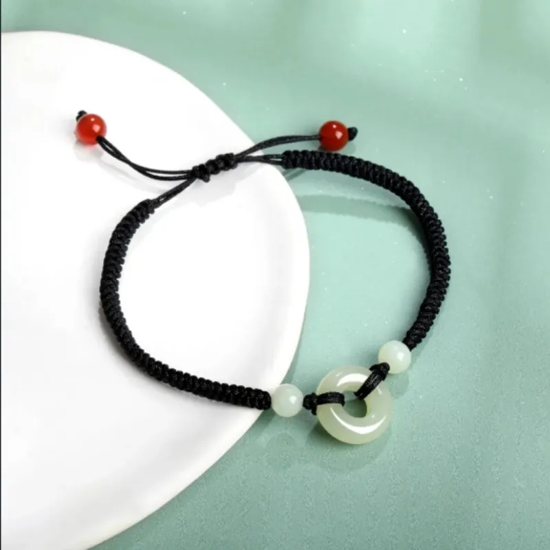 Di Su Xing Bracelets White Jade Women's-17