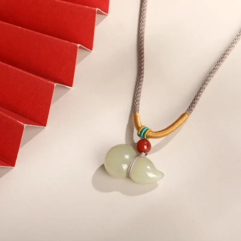 Di Su Xing Pendants White Jade Women's-3