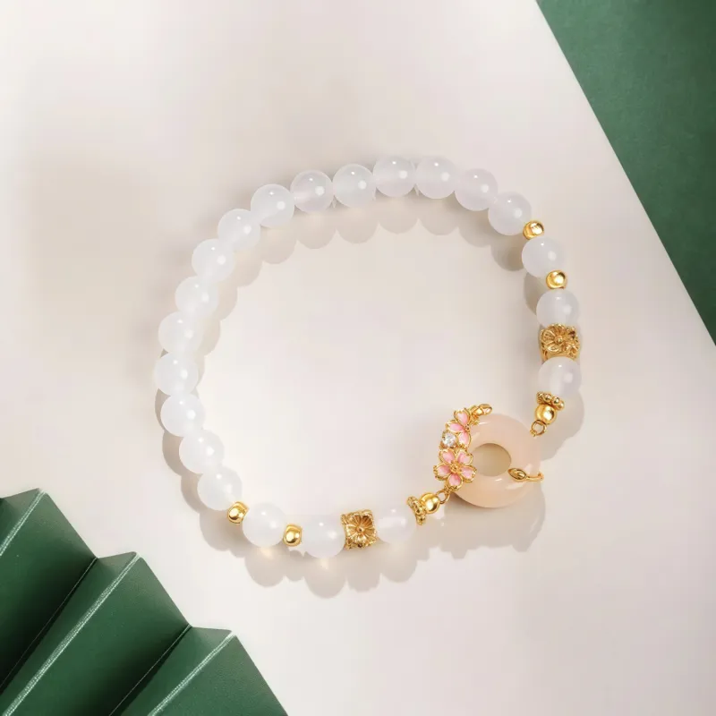 Di Su Xing Chalcedony Bracelets Women's-2