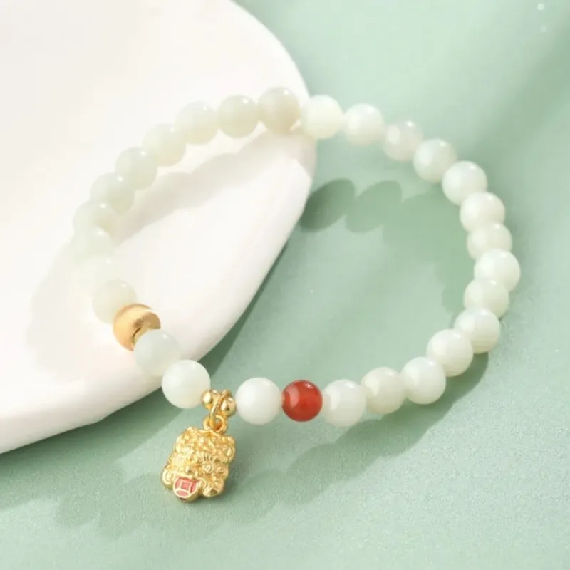 Di Su Xing Bracelets White Jade Women's-4