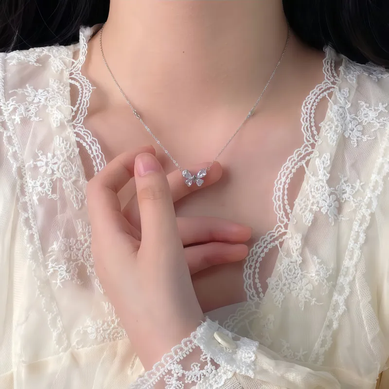 Di Su Xing S925 Silver Necklaces Women's-8