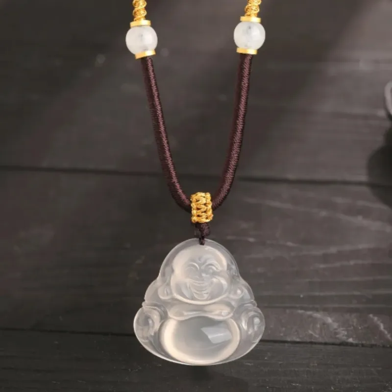 Di Su Xing Chalcedony Necklaces Women's-4