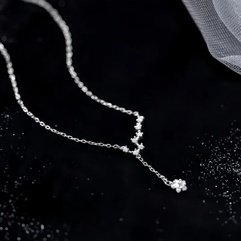 Di Su Xing Zircon Necklaces Women's-4