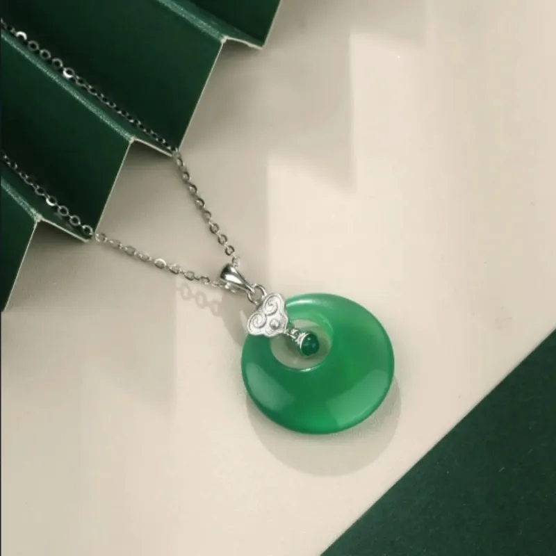 Di Su Xing Chalcedony Necklaces Women's-5