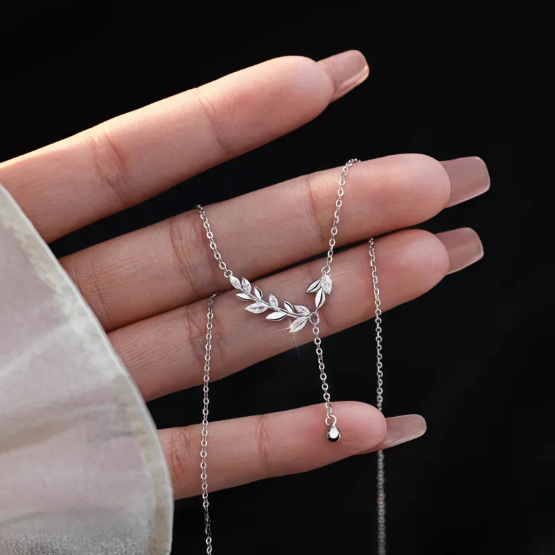 Di Su Xing 925 Sterling Silver Necklaces Women's-6