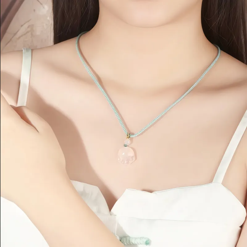 Di Su Xing Chalcedony Necklaces Women's-1
