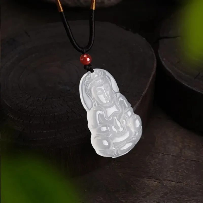 Di Su Xing Chalcedony Necklaces Women's-3