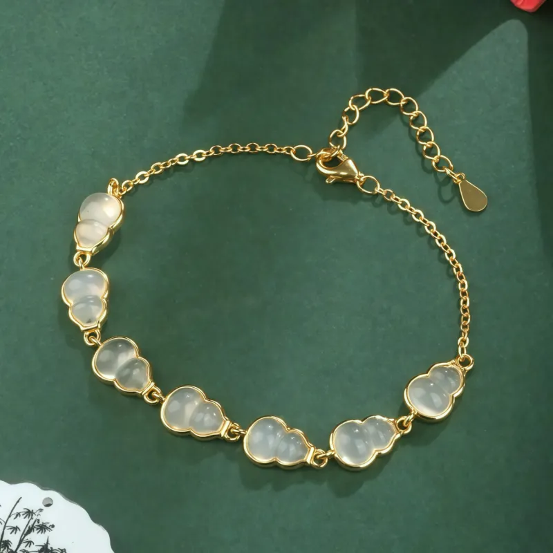 Di Su Xing Chalcedony Bracelets Women's-3