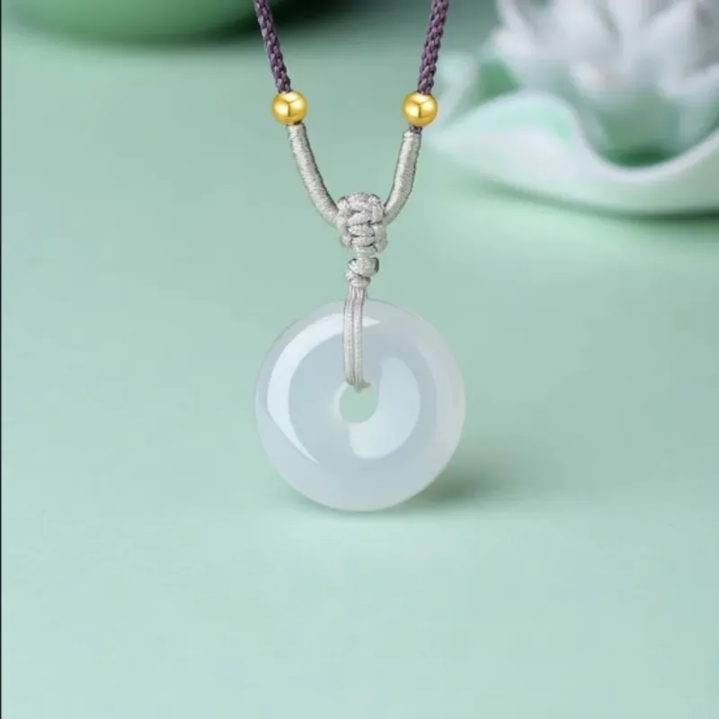 Di Su Xing Chalcedony Necklaces Women's-3