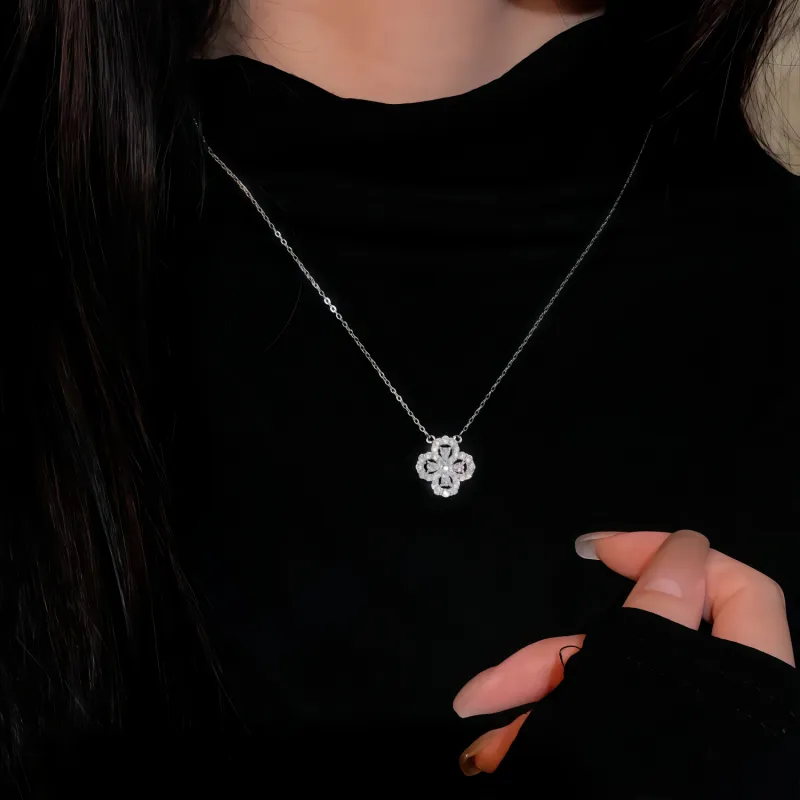 Di Su Xing S925 Silver Necklaces Women's-3