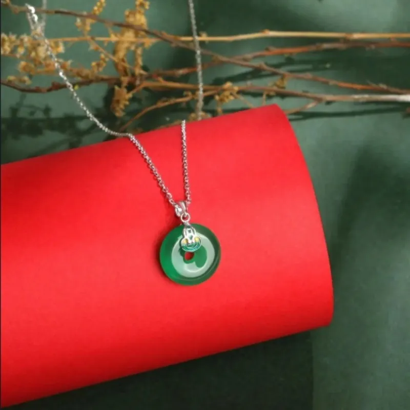 Di Su Xing Chalcedony Necklaces Women's-3