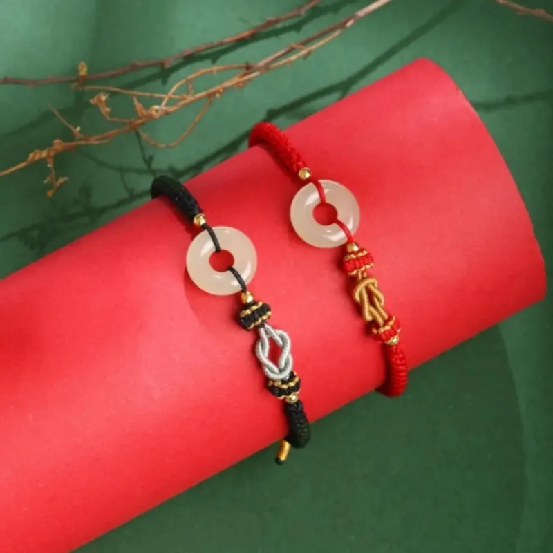 Di Su Xing Bracelets White Jade Women's-4