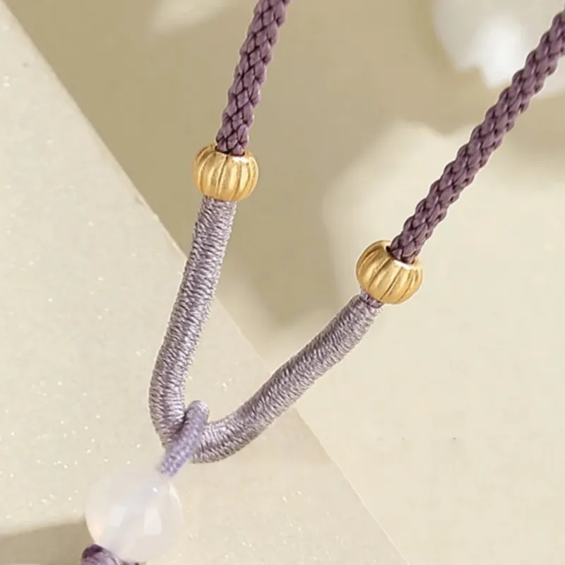 Di Su Xing Chalcedony Necklaces Women's-5