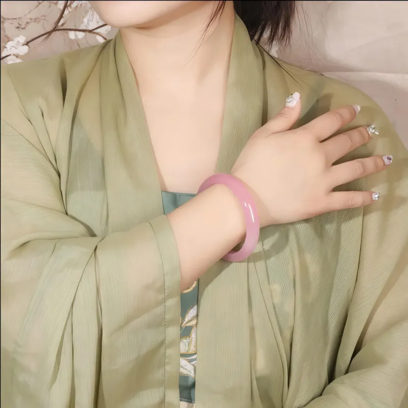 Di Su Xing Chalcedony Bangles Women's-1