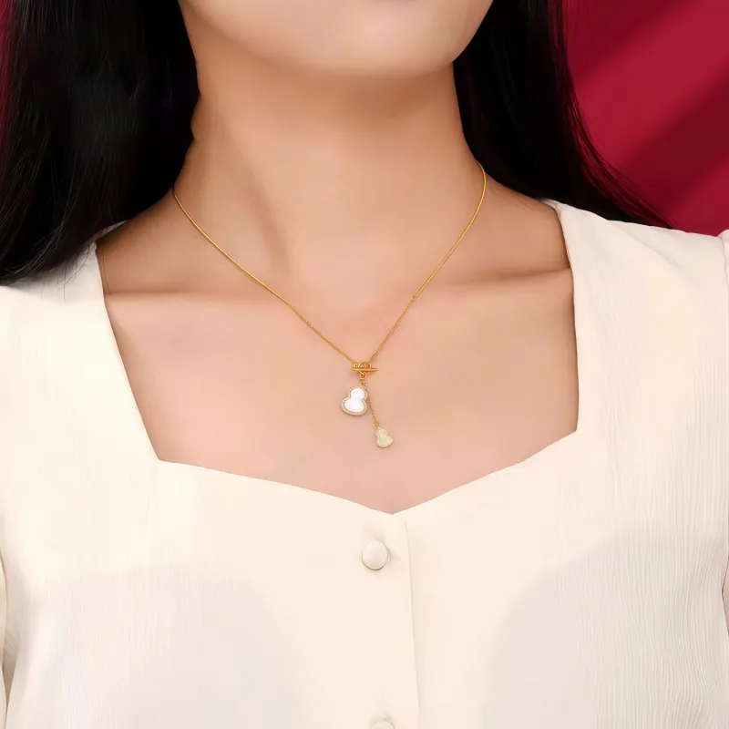 Di Su Xing 925 Sterling Silver Necklaces Women's-1