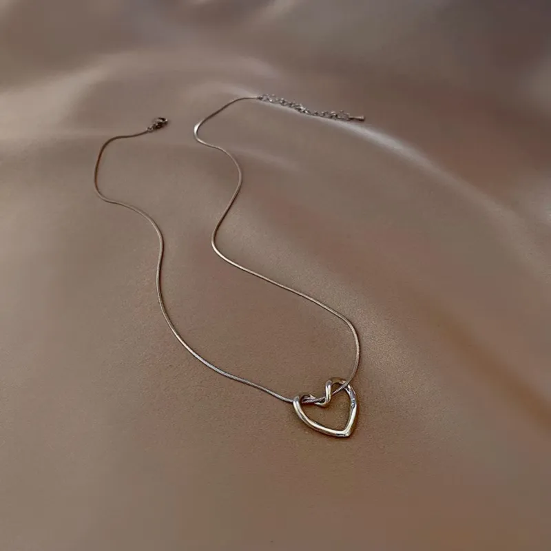 Di Su Xing 925 Sterling Silver Necklaces Women's-5