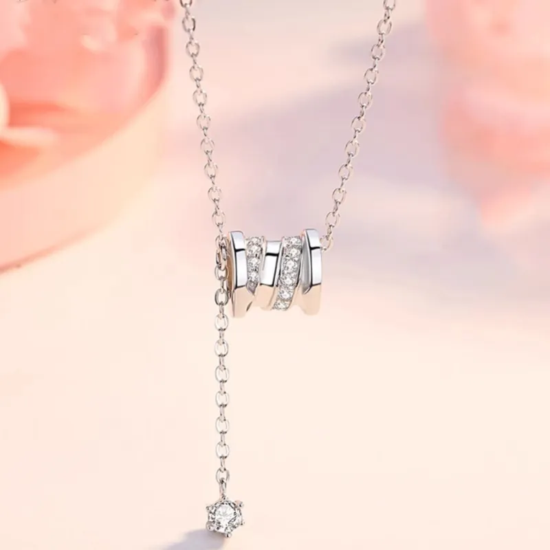 Di Su Xing S925 Silver Necklaces Women's-11