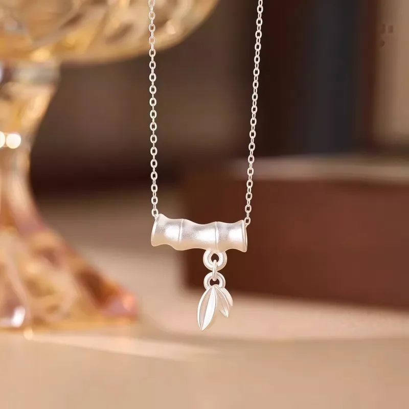 Di Su Xing 999 Fine Silver Necklaces Women's-5