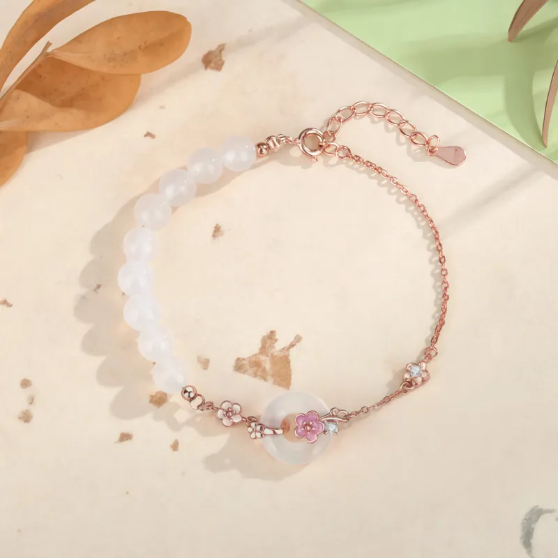 Di Su Xing Chalcedony Bracelets Women's-5