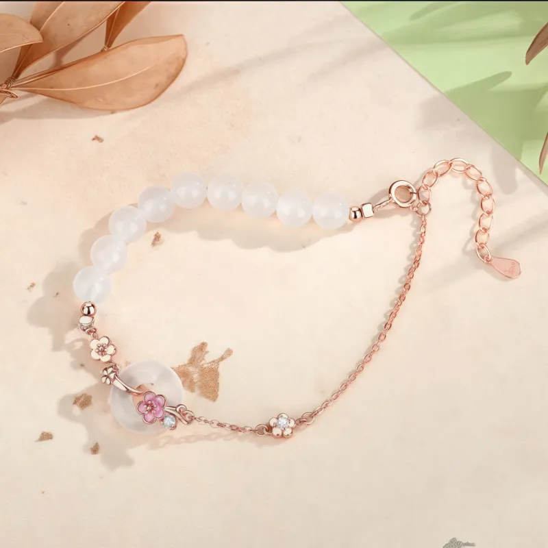 Di Su Xing Chalcedony Bracelets Women's-2