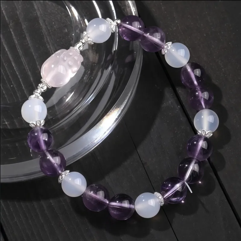 Di Su Xing Chalcedony Bracelets Women's-3