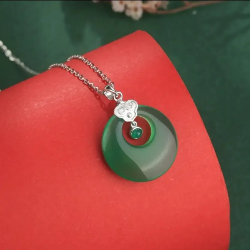 Di Su Xing Chalcedony Necklaces Women's-2