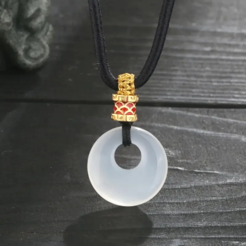 Di Su Xing Chalcedony Necklaces Women's-2