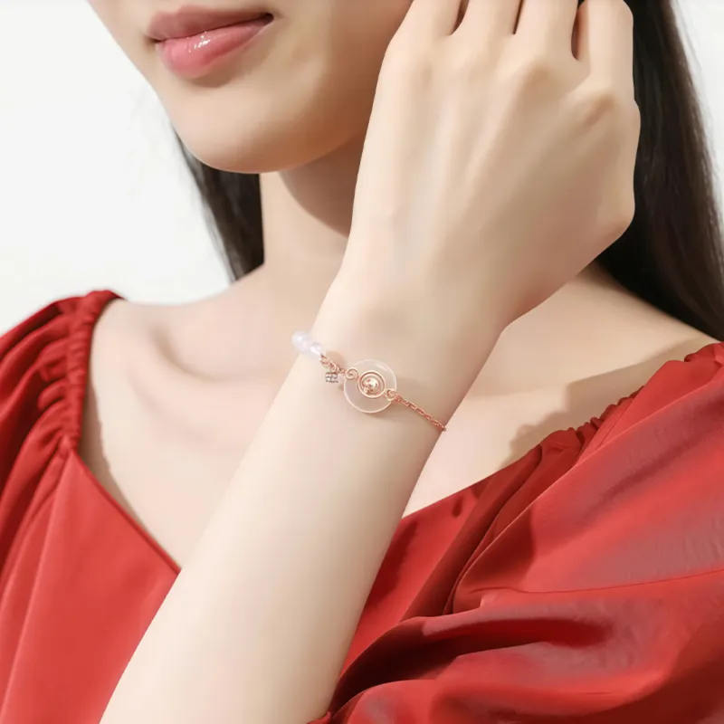 Di Su Xing Chalcedony Bracelets Women's-1