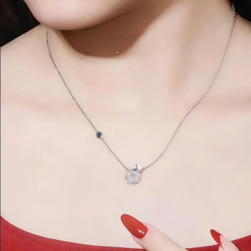 Di Su Xing Chalcedony Necklaces Women's-1