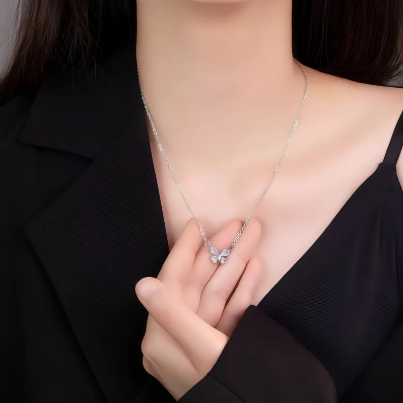 Di Su Xing S925 Silver Necklaces Women's-7