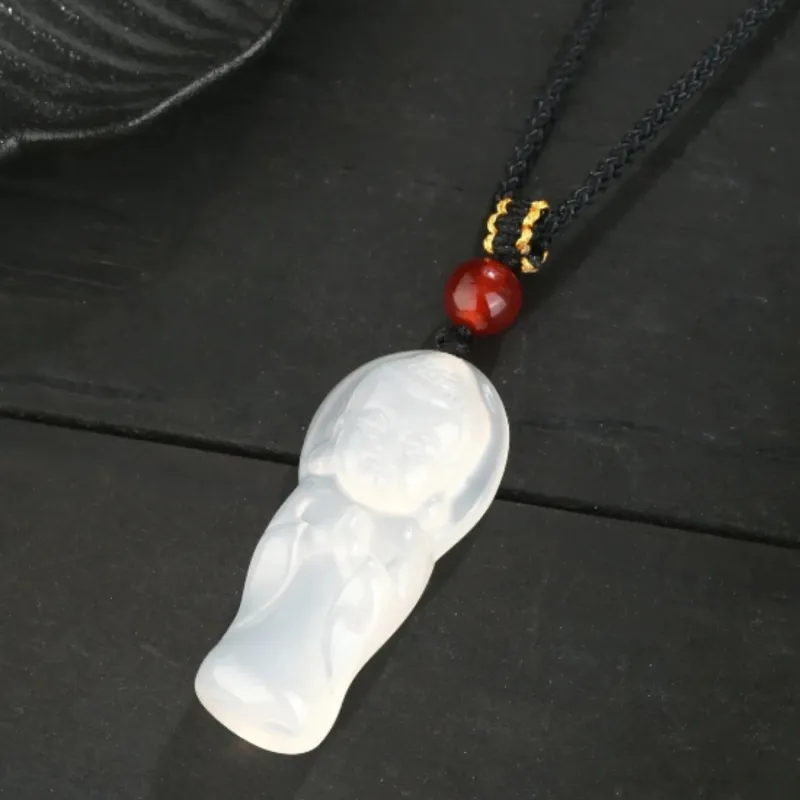 Di Su Xing Chalcedony Necklaces Women's-4