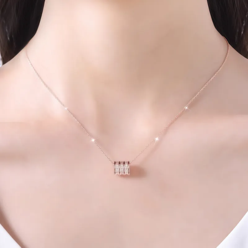 Di Su Xing 925 Sterling Silver Necklaces Women's-2