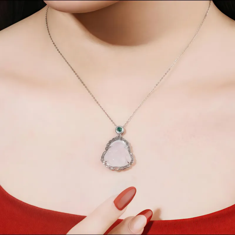 Di Su Xing Chalcedony Necklaces Women's-2