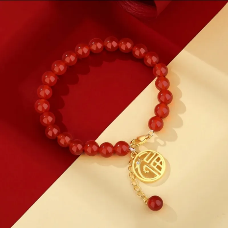 Di Su Xing Chalcedony Bracelets Women's-4