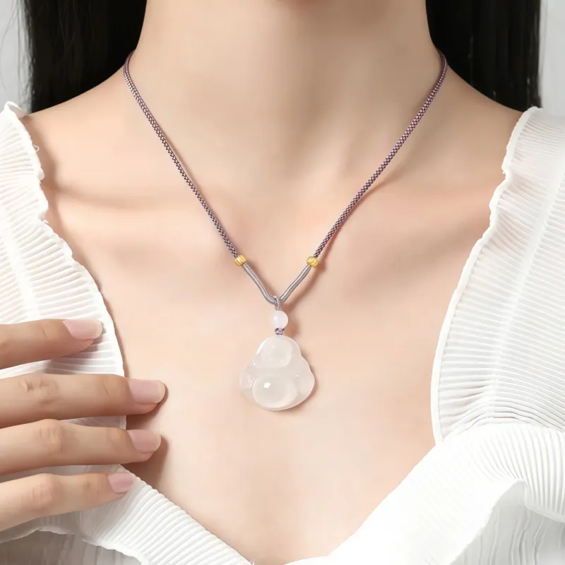 Di Su Xing Chalcedony Necklaces Women's-1