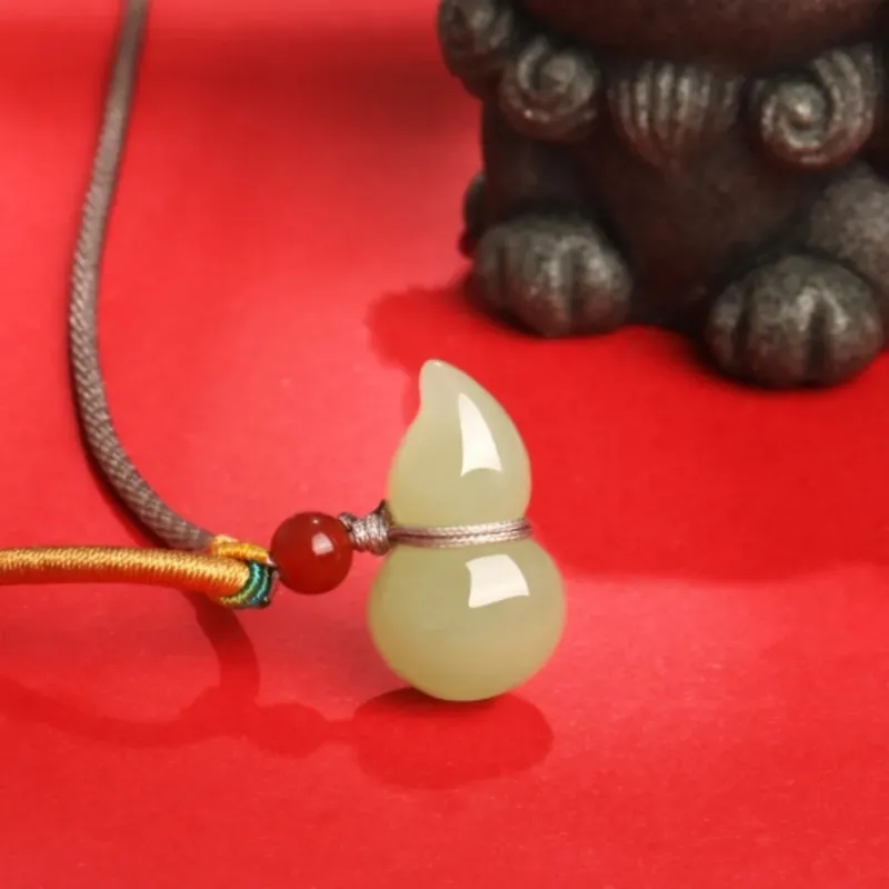 Di Su Xing Pendants White Jade Women's-2