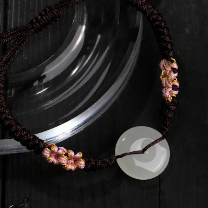 Di Su Xing Bracelets White Jade Women's-3