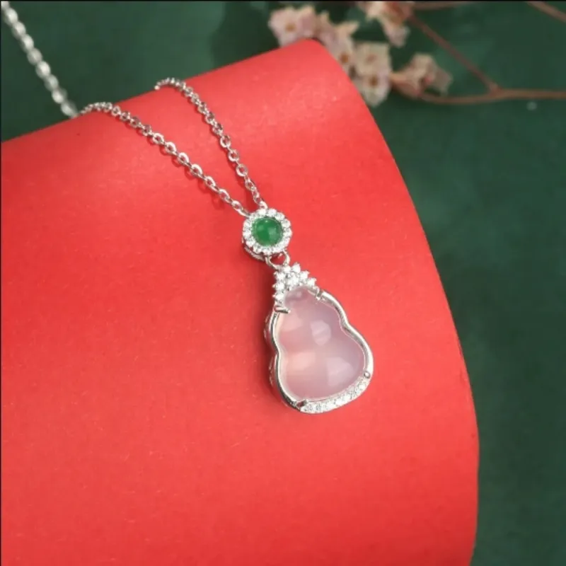 Di Su Xing Chalcedony Necklaces Women's-3