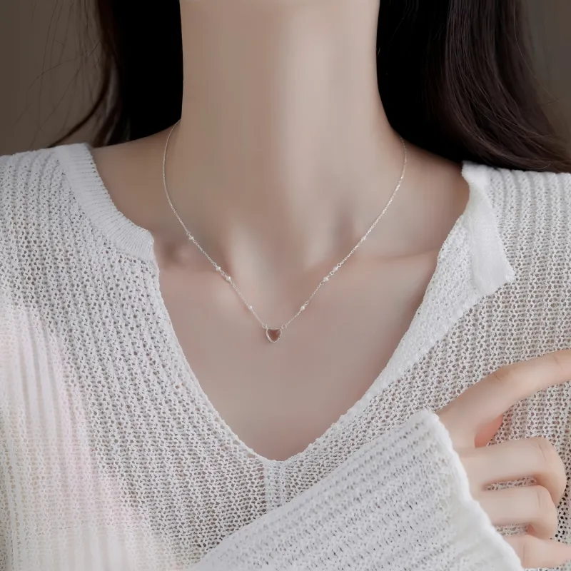 Di Su Xing 925 Sterling Silver Necklaces Women's-3