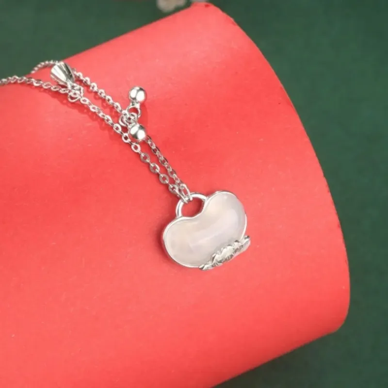 Di Su Xing Chalcedony Necklaces Women's-4