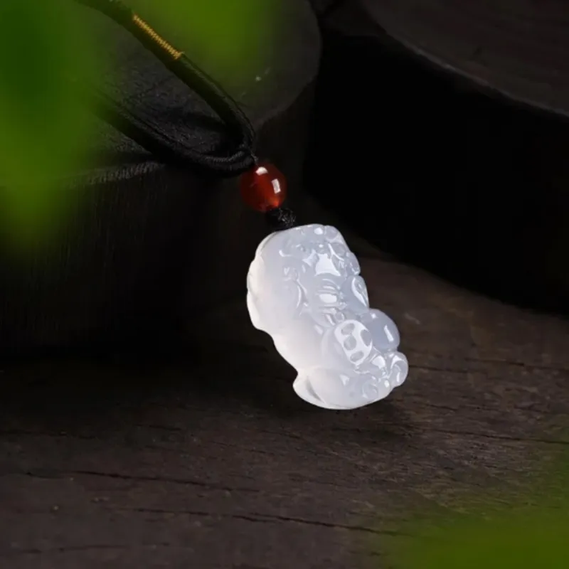 Di Su Xing Chalcedony Necklaces Women's-3