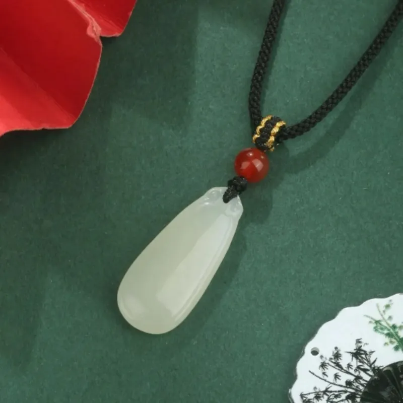 Di Su Xing Pendants White Jade Women's-5