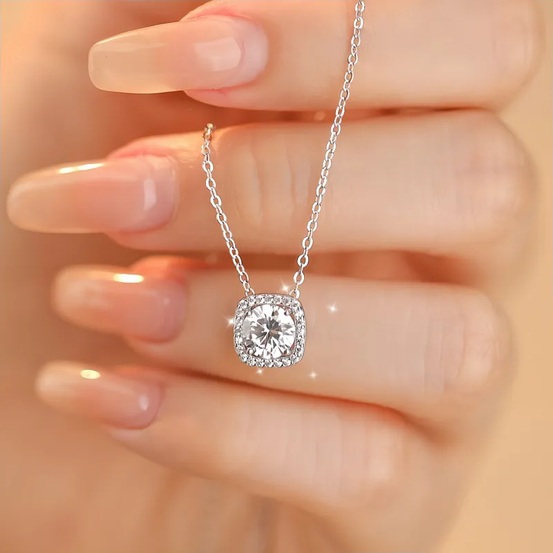 Di Su Xing 925 Sterling Silver Necklaces Women's-4