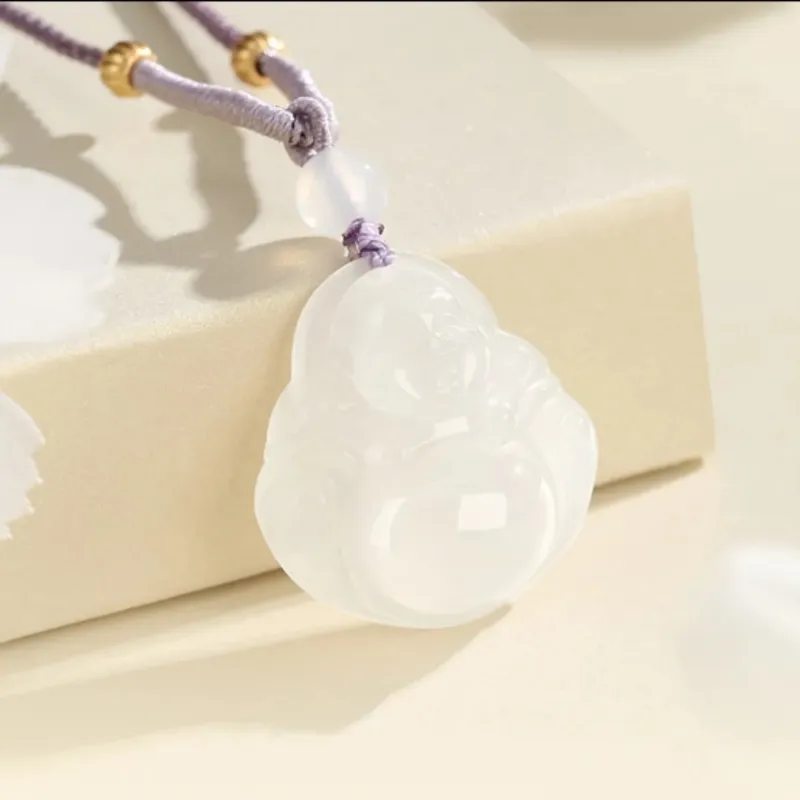 Di Su Xing Chalcedony Necklaces Women's-3