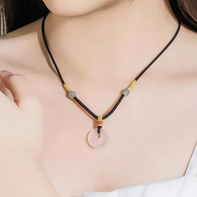 Di Su Xing Chalcedony Necklaces Women's-1